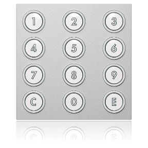 Schneider Electric 1876420 - Module bouton d'appel - Argent - Schneider - Surface - -20 - 40 °C - TwinBus