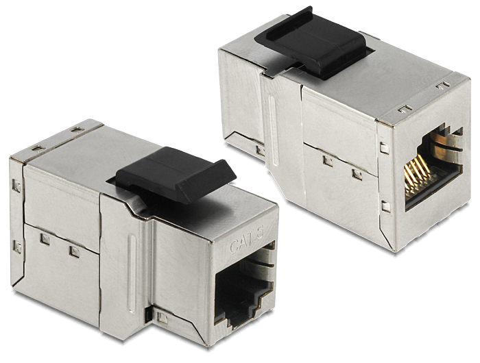 Delock 86141 - Argent - RJ45 - RJ45 - 35,2 mm - 17,1 mm - 21,2 mm