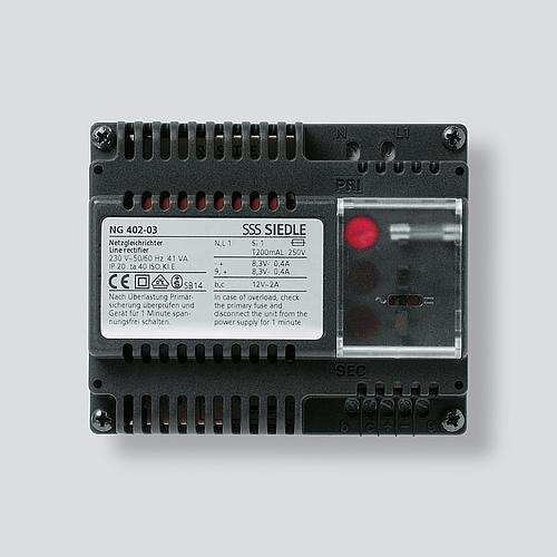 Siedle NG 402-03 - Noir - Siedle - 200 mA - 0 - 40 °C - CE - 107 mm