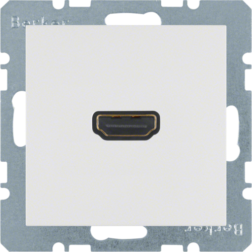 Berker 3315428989 prise HDMI Blanc