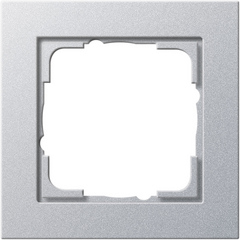 GIRA E2 - Aluminium - Thermoplastique - Sans vis - 80,8 mm - 80,8 mm - 9,3 mm