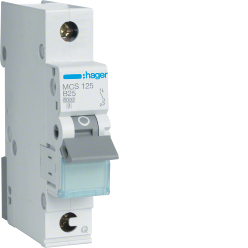 Hager MCS125 - Type C