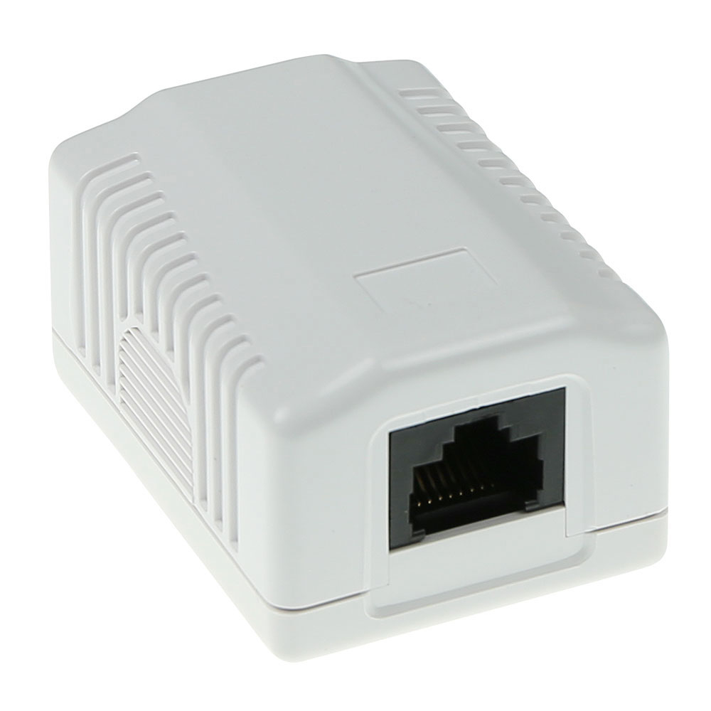 ACT Surface-mounted network box unshielded 1 port, compact design - FA5003