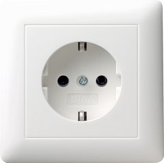GIRA 044027 - CEE 7/3 - 1 module(s) - CEE 7/4 - Blanc - T.N.O. - 250 V