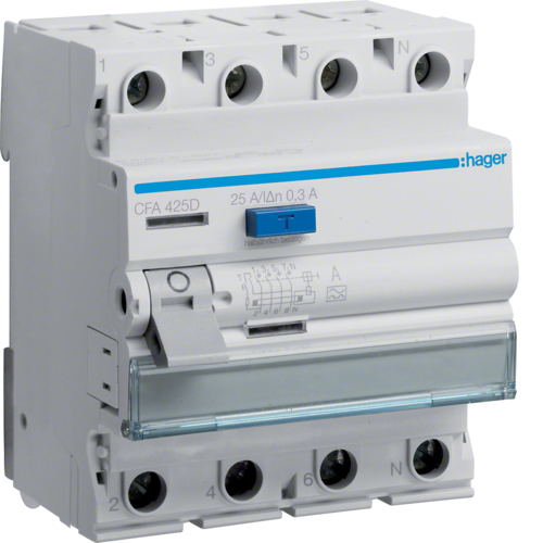 Hager CFA425D - Dispositif différentiel résiduel