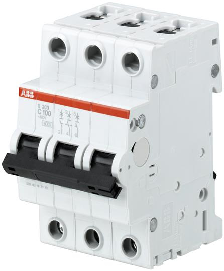 ABB 2CDS253001R0804 - Miniature circuit breaker - Multicolor - Metal,Plastic - 88 mm - 420 g - 92 mm