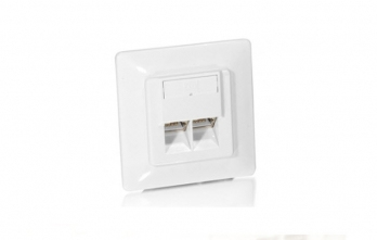 Façade modulaire allemande Equip Cat.5e - RJ-45 - 5e - -40 - 80 °C - Blanc - Polycarbonate (PC) - 80 mm