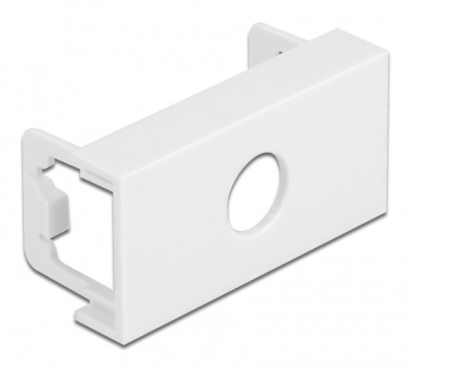 Delock 81372 - White - Polycarbonate (PC) - Screwless - Universal - 22.5 mm - 22 mm - 81372