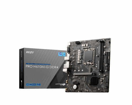 MSI PRO H610M-G DDR4 - Motherboard - micro ATX - 7D46-009R
