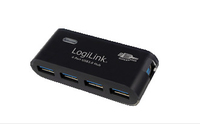 LogiLink 4-Port USB 3.0 Hub 5Gbps Svart - UA0170