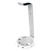 LogiLink UA0304 Support pour casque en aluminium Blanc