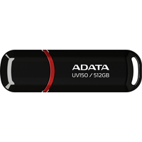 ADATA UV150 512GB USB 3.2 memory stick, black, high capacity