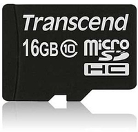 Transcend microSDHC 16GB Class 10 90MB/s - TS16GUSDC10