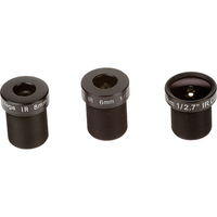 Axis Lens M12 Megapixel Mixed 6-pack - Lens - Black - AXIS M3014