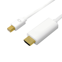 LogiLink CV0122 1m Mini DisplayPort til HDMI-kabel - CV0122