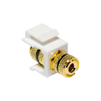 LogiLink NK0028 Black/White Binding Post Coupler