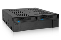 Icy Dock MB322SP-B - 7,9,5 mm - 6 Gbit/s