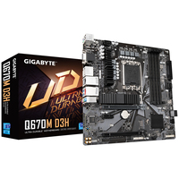 Carte mère Gigabyte GBT Intel 1700 Q670M D3H - Micro/Mini/Flex-ATX - USB 3.1