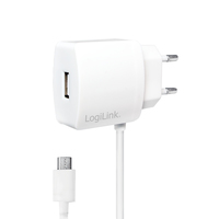 LogiLink PA0146W Adaptateur secteur 5 V/2 A 1 m Blanc