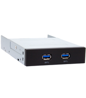 Chieftec MUB-3002 - 8,89 cm (3,5") - Panneau porteur - 5 Gbit/s - Noir - Argent - Métal - Plastique - 101 mm