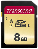Carte mémoire MLC Transcend SDHC 500S 8 Go 95 Mo/s