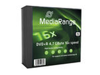 MediaRange MR419 DVD+R 4,7 Go, paquet de 5