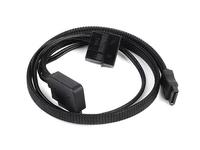 Câble SATA Slimline SilverStone CP10 0,5 m Noir