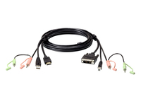 ATEN 2L-7D02DHX2 - Câble vidéo / USB / audio