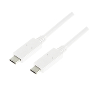 Câble LogiLink CU0131 USB-C 3.2 Gen 2 10 Gbit/s 1 m Chargement et synchronisation rapides