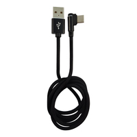 LC-C-USB-TYPEC-1M-2: 1m USB-A to USB-C Cable, Black