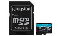 Kingston Canvas Go! Plus 256GB SD UHS-I V30 Snabbt Minneskort