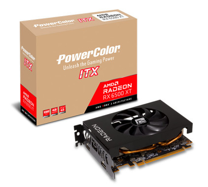 PowerColor Radeon RX 6500 XT - Graphics card - AXRX 6500XT 4GBD6-DH