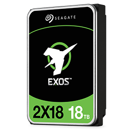 Disque dur Seagate Exos 2X18 18 To, SAS