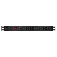 LogiLink PDU8A02 Basic 1U 8 AC-uttag C13-koppling - PDU8A02