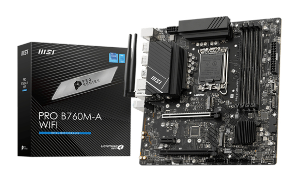 MSI MB PRO B760M-A WIFI LGA1700 DDR5 - 7D99-007R
