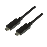 Câble LogiLink CU0129 USB-C 3.2 Gen 2 10 Gbit/s 1 m Transfert de données haute vitesse