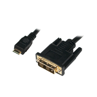 LogiLink 1m Mini-HDMI till DVI-D-kabel - CHM002