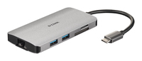 D-Link DUB-M810 USB-C 8-portars USB 3.0-hubb - DUB-M810