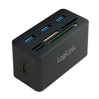 LogiLink CR0042 USB 3.2 Gen 1 kortläsare/hubb 1m - CR0042