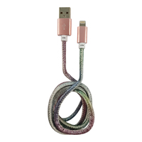 Câble Lightning : câble USB vers Lightning de 1 m, Disco Glitter