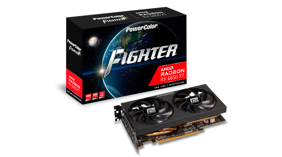PowerColor Fighter Radeon RX 6650 XT - AXRX 6650 XT 8GBD6-3DH
