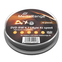 MediaRange MR450 4,7 GB DVD-RW 10pk - MR450