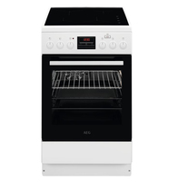 AEG CIB56484BW induktionsspis, inbyggd, vit