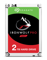 Seagate IronWolf Pro - Hårddisk - 2 TB - SATA 6Gb/s - ST2000NE001