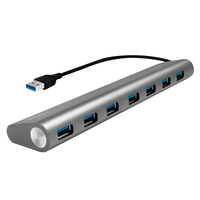 LogiLink UA0308 4-portars USB 3.2 Gen 1 Hub Aluminium - UA0308