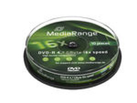 MediaRange MR452 4.7GB DVD-R 10pk - MR452