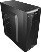 AEROCOOL Corporate CS-1101 - Black Edition Midi Tower ATX (EN58126) - EN58126