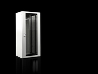 Rittal 19" TX CableNet Nätverksskåp, BHT: 600x2000x800 mm, 42 HE, med glasad dörr