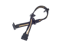 Câble Molex SilverStone SST-PP07-BTSBG 0,3 m Noir/Or