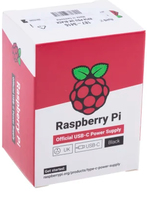 Raspberry Pi 5.1V DC Adapter 3A 15W USB-C - RPI4 PSU UK BLACK